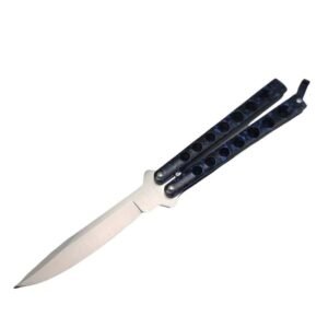 High Quality Helix Butterfly Balisong Knife BLUE