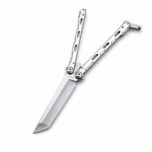 Nuovo Professional Coltello butterflyPractice Pieghevole coltelloFolding KnifeThrowing KnifeTraining ToolUnbladed