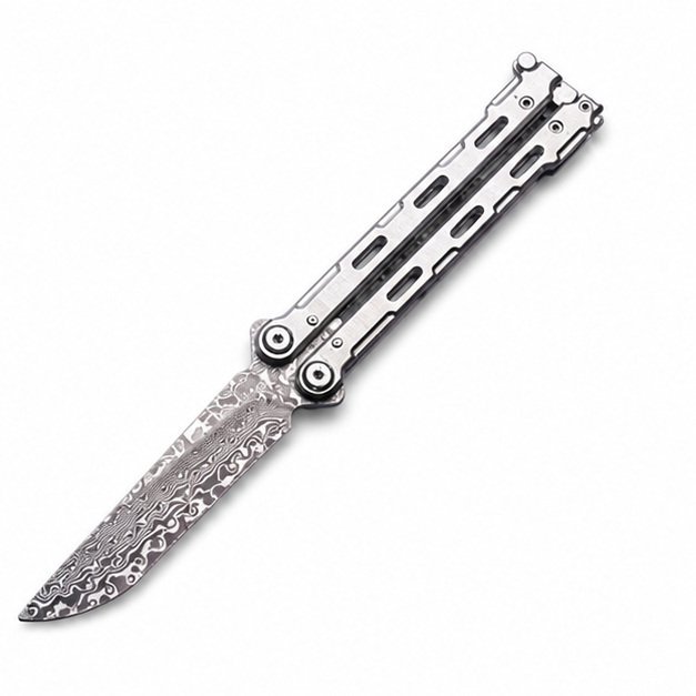 17691-main-white-clean.jpg Damasco Coltello butterfly Training Knife