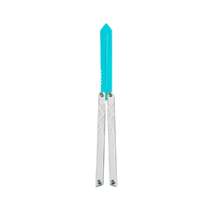 Swordfish training knife butterfly folding knife swing knife practice unsharpened 7 series butterfly knife