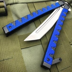 9.5Inch Samurai Japanese Style Tanto Blade Butterfly Knife Balisong
