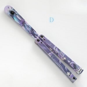 Butterfly Knife Jenny Fancy Plastic Knife Training Folding Knife