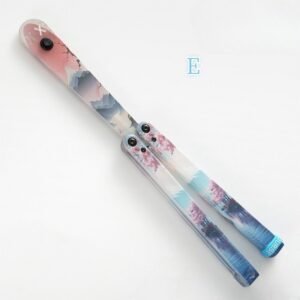 Butterfly Knife Jenny Fancy Plastic Knife Training Folding Knife