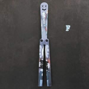Butterfly Knife Flip Hand Knife Training Folding Knife Safe No Open Edge