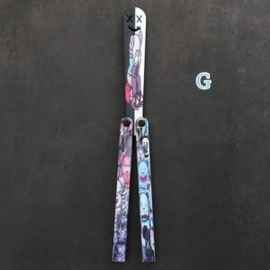 Butterfly Knife Flip Hand Knife Training Folding Knife Safe No Open Edge