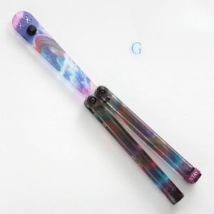Butterfly Knife Jenny Fancy Plastic Knife Training Folding Knife