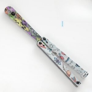 Butterfly Knife Jenny Fancy Plastic Knife Training Folding Knife