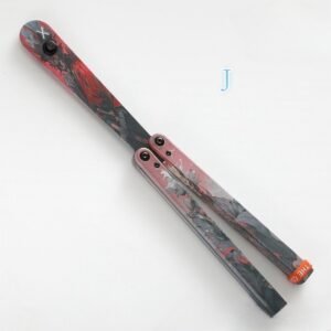 Butterfly Knife Jenny Fancy Plastic Knife Training Folding Knife