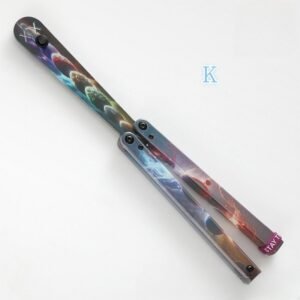 Butterfly Knife Jenny Fancy Plastic Knife Training Folding Knife
