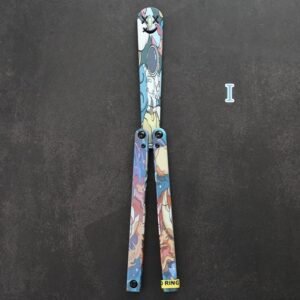 Butterfly Knife Flip Hand Knife Training Folding Knife Safe No Open Edge