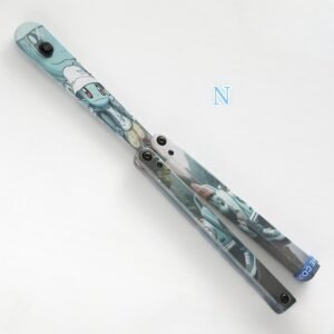 Butterfly Knife Jenny Fancy Plastic Knife Training Folding Knife