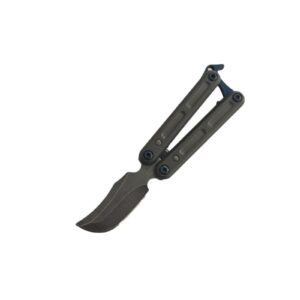 Mini Butterfly Knife Mini Balisong Tainless Steel Practice Knife Key Sharp Fruit Knife