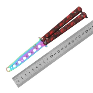 butterfly knife butterfly knife novice practice knife butterfly comb toy practice knife full steel unsharpened
