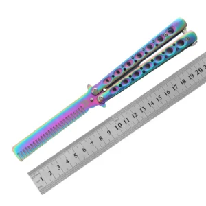 butterfly knife butterfly knife novice practice knife butterfly comb toy practice knife full steel unsharpened