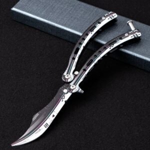Butterfly practice knife folding unsharpened hand-throwing ornamental knife hand training knife