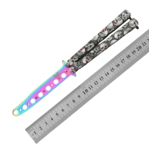 butterfly knife butterfly knife novice practice knife butterfly comb toy practice knife full steel unsharpened
