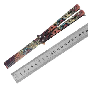 butterfly knife butterfly knife novice practice knife butterfly comb toy practice knife full steel unsharpened