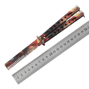 butterfly knife butterfly knife novice practice knife butterfly comb toy practice knife full steel unsharpened