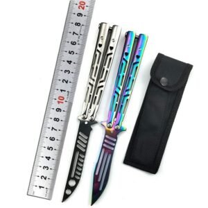 butterfly practice knife unsharpened portable folding