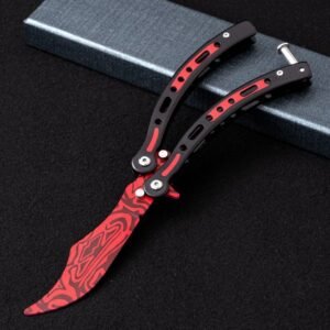 Butterfly practice knife folding unsharpened hand-throwing ornamental knife hand training knife