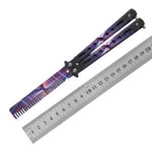 butterfly knife butterfly knife novice practice knife butterfly comb toy practice knife full steel unsharpened
